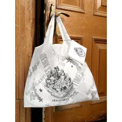 HARRY POTTER X  1 pieza Bolsa de compra con estampado de dibujos animados plegable