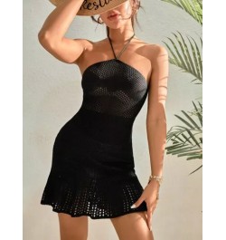 Vestido cover up con abertura