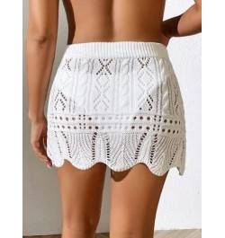 Falda de pareos con abertura ribete en abanico