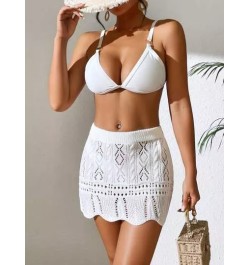 Falda de pareos con abertura ribete en abanico