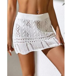 Falda de pareos con abertura ribete en abanico