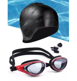 5 piezas anti niebla Gorro de natación & Gafas de natación & Clip de nariz & Tapón de oreja Set