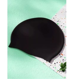 1 pieza Gorro de natación de silicona impermeable