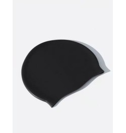 Gorro de natación negro de silicona