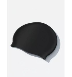 Gorro de natación negro de silicona