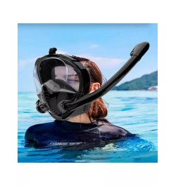 1 pieza pleno cara escudo con anti niebla 180 grados panorámico alta definición vista snorkel antifugas