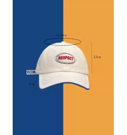 Gorra de béisbol unisex con con bordado de letra , adecuado para primavera con verano