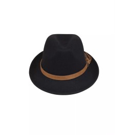 1 pieza unisex Sombrero fedora , Sombrero cowboy , borde enrollado Sombrero , caballero Sombrero , vintage estilo británico Somb