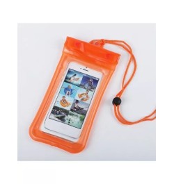 1 pieza Bolso de color al azar inflable PVC impermeable para teléfonos móviles