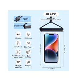 impermeable Bolsa de teléfono , impermeable Funda para móvil compatible con iPhone 14 13 12 11 Talla grande Samsung galaxia con