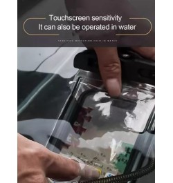 1 pieza Bolso transparente pantalla táctil teléfono móvil impermeable nadar deriva buceo equipo sello