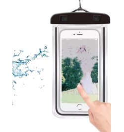 1 pieza Bolso transparente pantalla táctil teléfono móvil impermeable nadar deriva buceo equipo sello