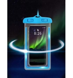 1 pieza Bolso transparente pantalla táctil teléfono móvil impermeable nadar deriva buceo equipo sello