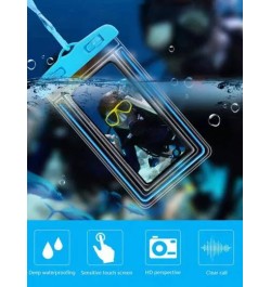 1 pieza Bolso transparente pantalla táctil teléfono móvil impermeable nadar deriva buceo equipo sello