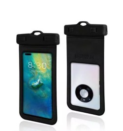 1 pieza Bolso transparente impermeable para buceo con nadar teléfono móvil