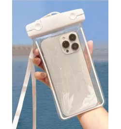 1 pieza Bolsa impermeable para teléfono PVC transparente