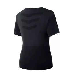 Camiseta deportiva con estampado de letra inconsútil absorción de humedad