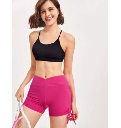 Shorts de estudio fruncidos con cintura en V FeatherFit? de 3