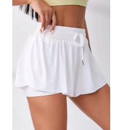 MARSHMELLOW Skort deportivo de cintura con cordón con bolsillo de celular