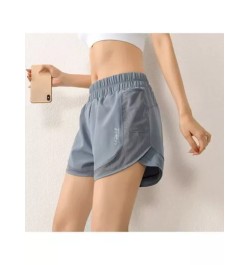 Pantalones Deportivos Para Correr De Secado Rápido Con Bolsillo De Malla, Pantalones De Yoga De Cintura Alta, Pantalones Cortos