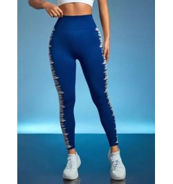 Leggings deportivos con estampado de dibujo de cintura ancha