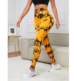 Leggings deportivos con estampado de cintura ancha