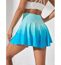 Skort de ombré bajo amplio