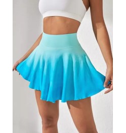 Skort de ombré bajo amplio