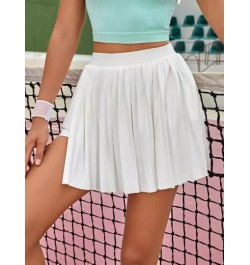 Leisure Skort fruncido tenis con bolsillo para teléfono