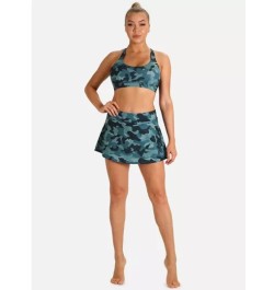 Skort deportivo de camuflaje con diseño con bolsillo