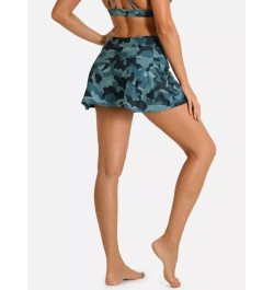 Skort deportivo de camuflaje con diseño con bolsillo