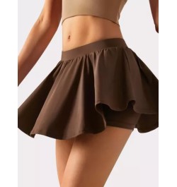 Skort de mujeres falso dos piezas anti-luz correr