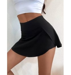 Faldas y Faldas Pantalón Deportivas Liso