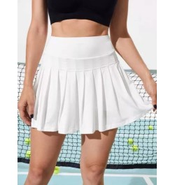 Skort deportivo de cintura ancha fruncido