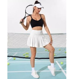 Skort deportivo de cintura ancha fruncido