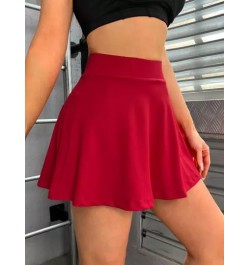 Skort deportivo de talle alto con bolsillo para teléfono