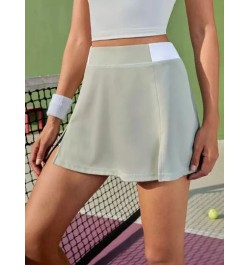 Leisure Skort deportivo unicolor bajo con abertura