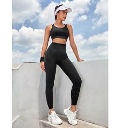 Leisure Sujetador deportivo inconsútil con estiramiento alto con leggings