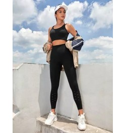 Leisure Sujetador deportivo inconsútil con estiramiento alto con leggings