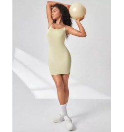 Vestido deportivo ajustable con tira espagueti