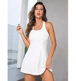 Vestido deportivo con tira cruzada de espalda abierta