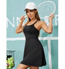 Vestido deportivo de espalda con tira cruzada