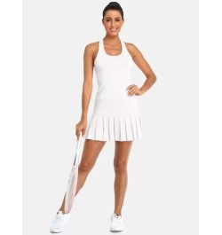 Vestido deportivo bajo fruncido con shorts