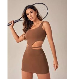 Neu Vestido deportivo con abertura con cordón trasero cintura