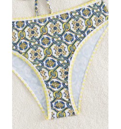 X Whitebread Bañador bikini bandeau con estampado