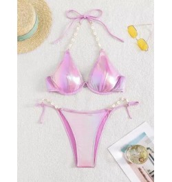 Bañador bikini con aro con diseño de perla