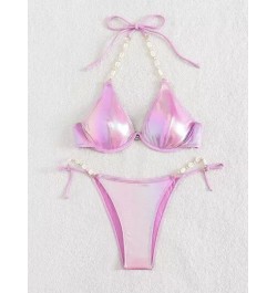 Bañador bikini con aro con diseño de perla