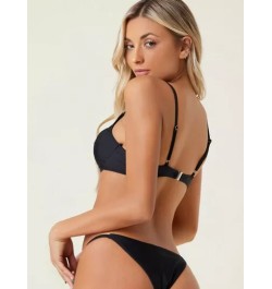 Top bikini unicolor con aro