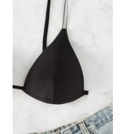 Top bikini unicolor push up