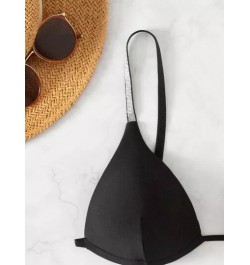 Top bikini unicolor push up